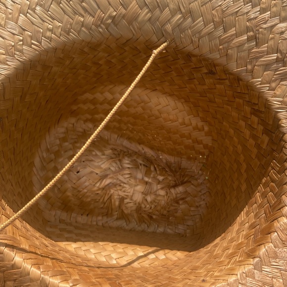 Vintage Classic Straw Straw Hat with Brown Band - Picture 4 of 6
